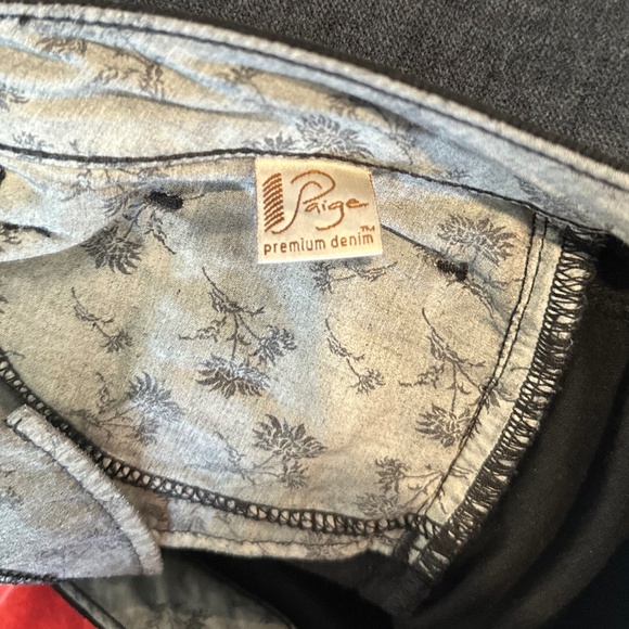 Paige Premium Denim Black Benedict Canyon Classic Rise Bootcut Cords - Size 29 - Picture 10 of 11